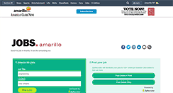 Desktop Screenshot of jobs.amarillo.com
