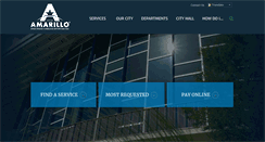 Desktop Screenshot of amarillo.gov