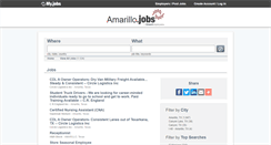 Desktop Screenshot of amarillo.jobs