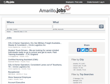 Tablet Screenshot of amarillo.jobs